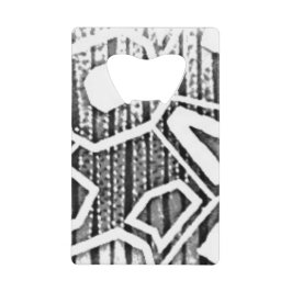 ステンレス鋼ボトルオープナー クレジットカード栓抜き