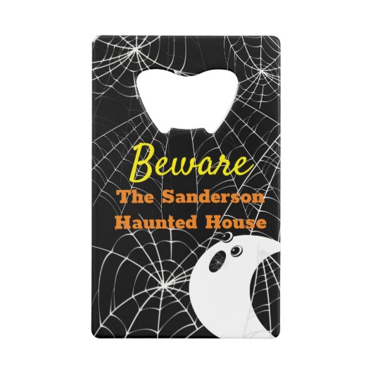 ステンレス鋼ボトルオープナー クレジットカード栓抜き (正面)