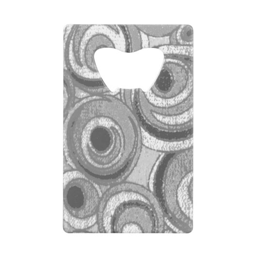 ステンレス鋼ボトルオープナー クレジットカード栓抜き (正面)