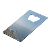 ステンレス鋼ボトルオープナー クレジットカード栓抜き (正面アングル)