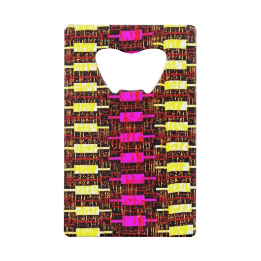 ステンレス鋼ボトルオープナー クレジットカード栓抜き (正面)