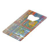 ステンレス鋼ボトルオープナー クレジットカード栓抜き (裏面アングル)