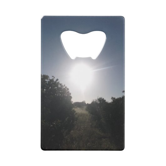 ステンレス鋼ボトルオープナー クレジットカード栓抜き (正面)