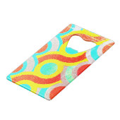 ステンレス鋼ボトルオープナー クレジットカード栓抜き (正面アングル)