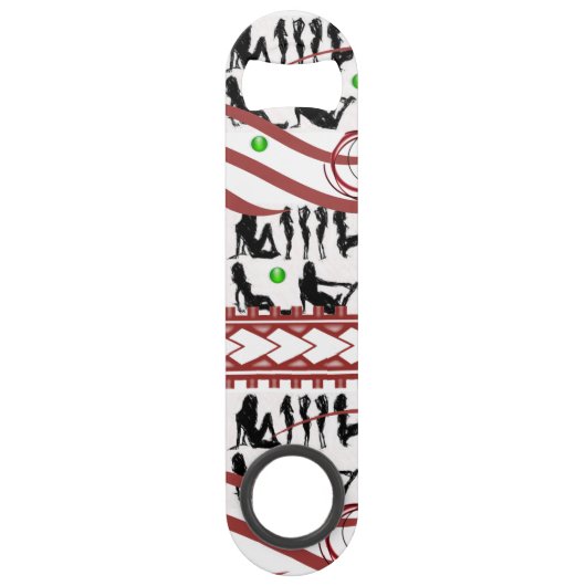 ステンレス鋼ボトルオープナー スピード栓抜き (正面)