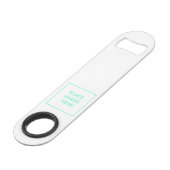 ステンレス鋼ボトルオープナー スピード栓抜き (裏面アングル)