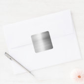 ステンレス鋼メタルルック スクエアシール (封筒)