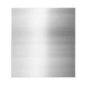 ステンレス鋼メタルルック ノートパッド (正面)