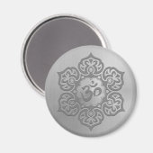 ステンレス鋼効果フローラオウム図 マグネット (正面/裏面)