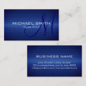 ステンレス鋼穴金属 名刺 (正面/裏面)