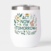 ステンレス鋼絶縁水ボトル – 防漏 (正面)