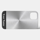 ステンレス鋼1オプション Case-Mate iPhoneケース (裏面 (横))