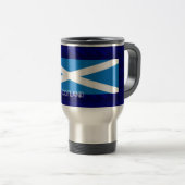 ステンレス鋼15のozの旅行または通勤者のマグのsaltire トラベルマグ (正面右)