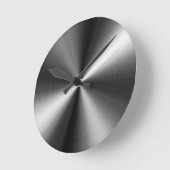 ステンレス鋼 ラウンド壁時計 (傾斜)