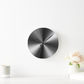 ステンレス鋼 ラウンド壁時計 (ホーム)