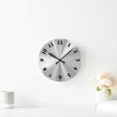 ステンレス鋼 ラウンド壁時計 (ホーム)
