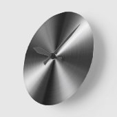ステンレス鋼 ラウンド壁時計 (傾斜)