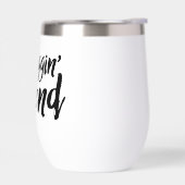 ステンレス ワイン ゴブレット - ヤバい伝説 (左面)