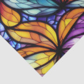 ステン鮮やかドグラスフローラ:カラフルデザイン 薄葉紙 (詳細)