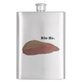 ステーキおもしろいビーフパンのジョーク フラスク (正面)
