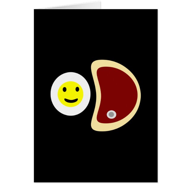 ステーキとエッグ (正面)