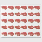 ステーキの包装紙 ラッピングペーパー (フラット)