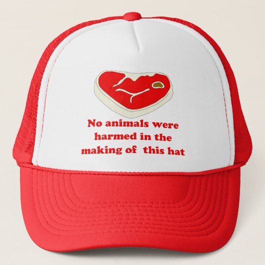 ステーキの帽子 キャップ (正面)