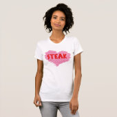 ステーキの雰囲気が好き Tシャツ (正面フル)
