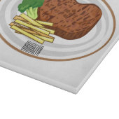 ステーキアニメイラストレーション カッティングボード (角)