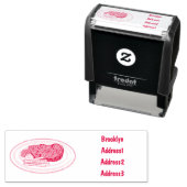 ステーキアニメイラストレーション セルフインキングスタンプ (インサイチュ)