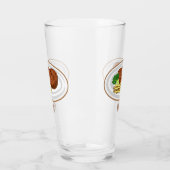 ステーキアニメイラストレーション タンブラーグラス (左)
