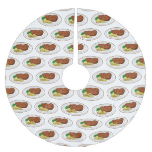 ステーキアニメイラストレーション ブラッシュドポリエステルツリースカート