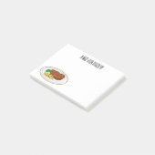 ステーキアニメイラストレーション ポストイット (アングル)