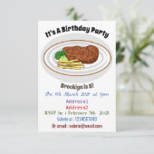 ステーキアニメイラストレーション 招待状 (スタンド正面)