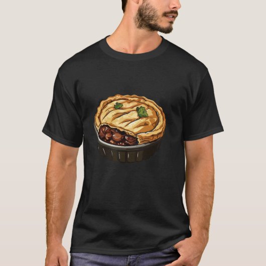 ステーキアンドキドニーパイ Tシャツ (正面)