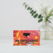 ステーキカット |炎 名刺 (スタンド正面)