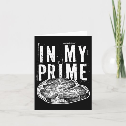 ステーキグルメGriのために私のプライムビーフミートカット カード (正面)