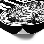 ステーキグルメGriのために私のプライムビーフミートカット ポスター (角)