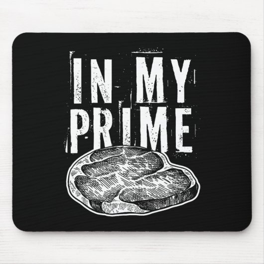 ステーキグルメGriのために私のプライムビーフミートカット マウスパッド (正面)