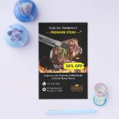 ステーキハウススペシャルズレストランフライヤー2サイド チラシ (シングル)