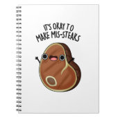 ステーキパンのミスマステキを作おもしろいっても大丈夫 ノートブック (正面)