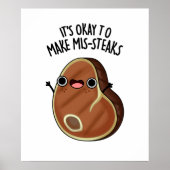 ステーキパンのミスマステキを作おもしろいっても大丈夫 ポスター (正面)