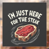 ステーキビーフミート好きにはちょうどここに来た ウィンドウサイン (シート2)