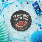 ステーキビーフミート好きにはちょうどここに来た ペーパープレート (パーティー)