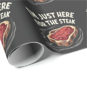 ステーキビーフミート好きにはちょうどここに来た ラッピングペーパー (ロールコーナー)