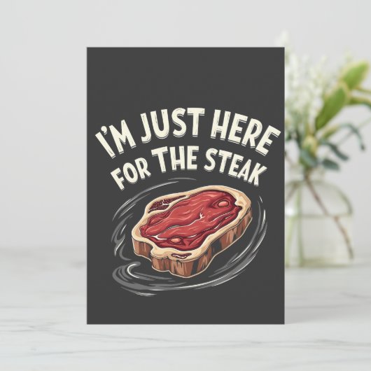 ステーキビーフミート好きにはちょうどここに来た 招待状 (スタンド正面)