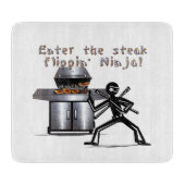 ステーキフリッピン忍者に入る カッティングボード (正面)