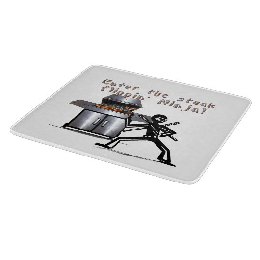 ステーキフリッピン忍者に入る カッティングボード (角)