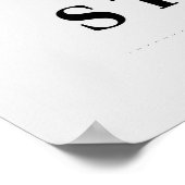 ステーキフードウォーター色 ポスター (角)