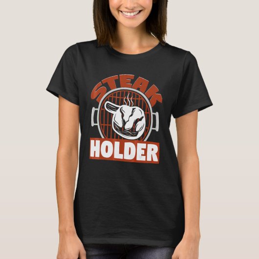ステーキホルダー グリルマスター グリル Tシャツ (正面)